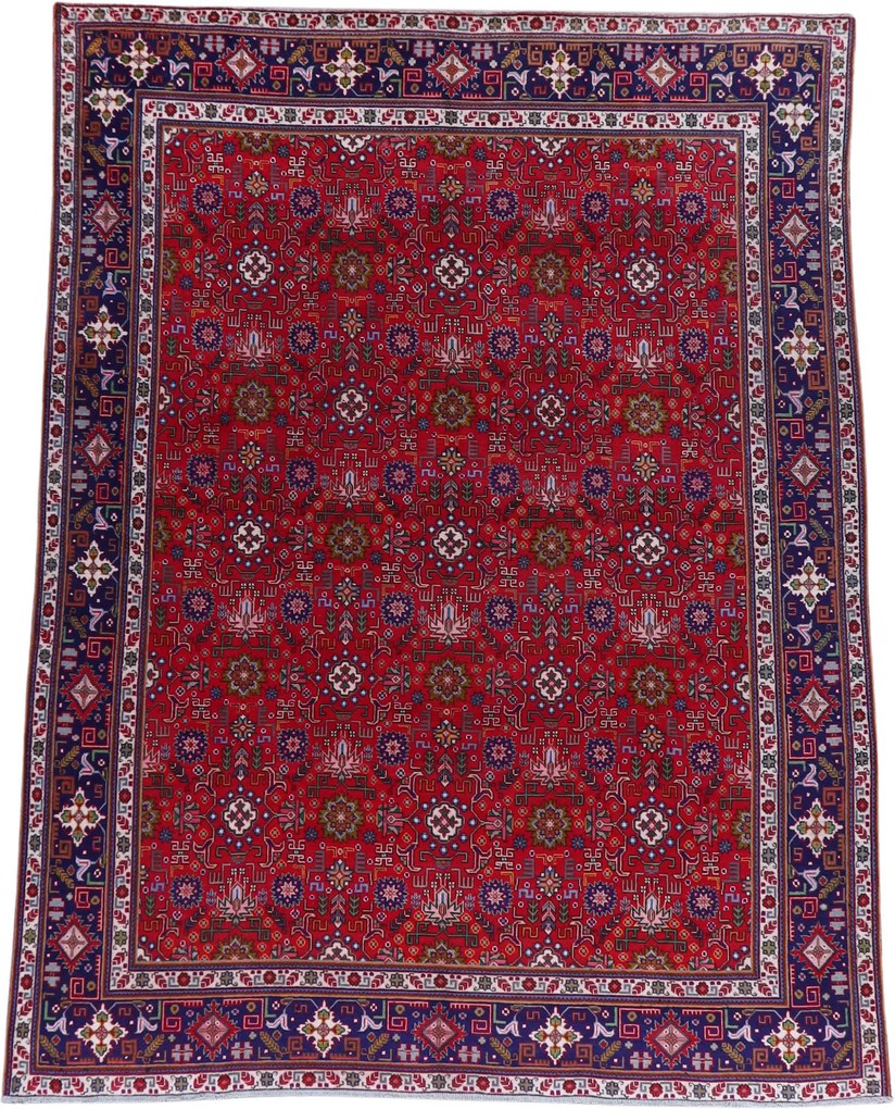 Tabriz Tappeto persiano 380x290 (Iran) Annodato A Mano