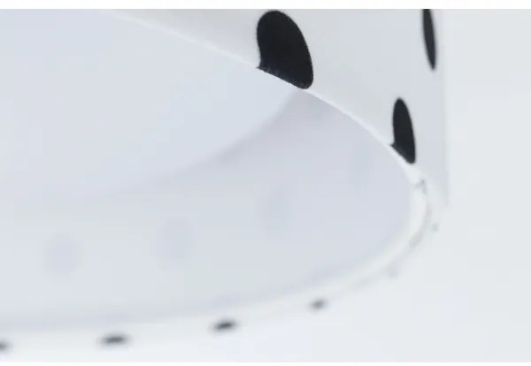 Plafoniera LED GALAXY KIDS 24W 230V bianco/nero a pois