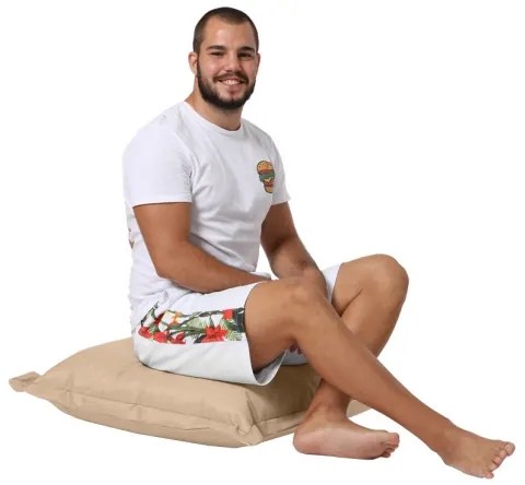 Cuscino da terra 70x70 cm beige