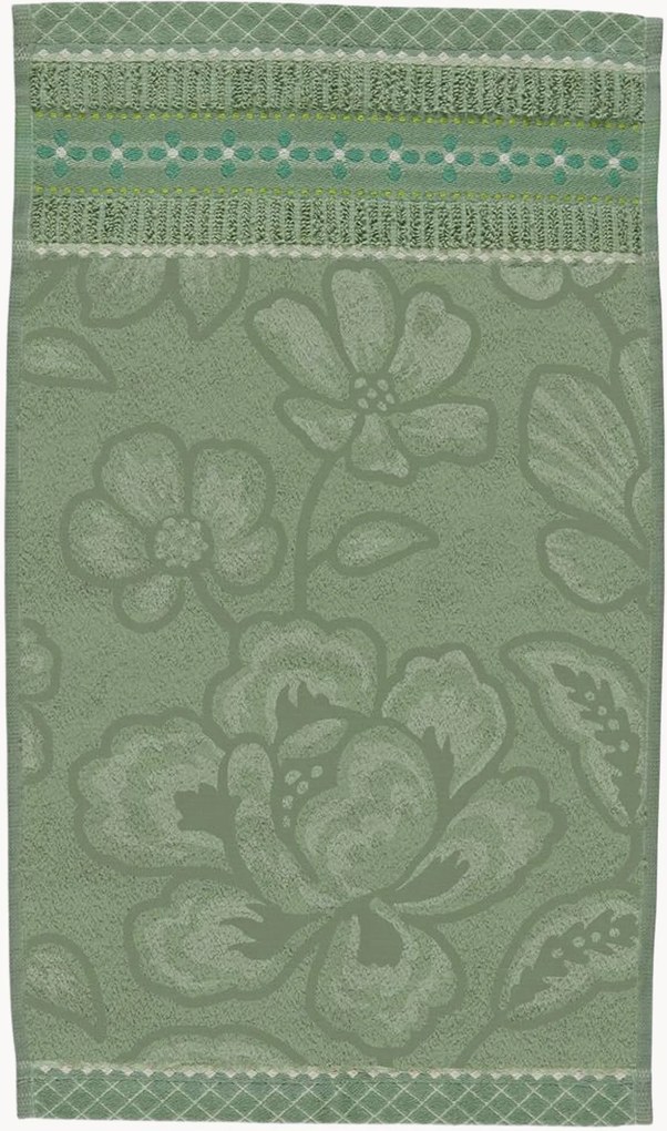 Asciugamano ospite in cotone spugna jacquard Jasmin
