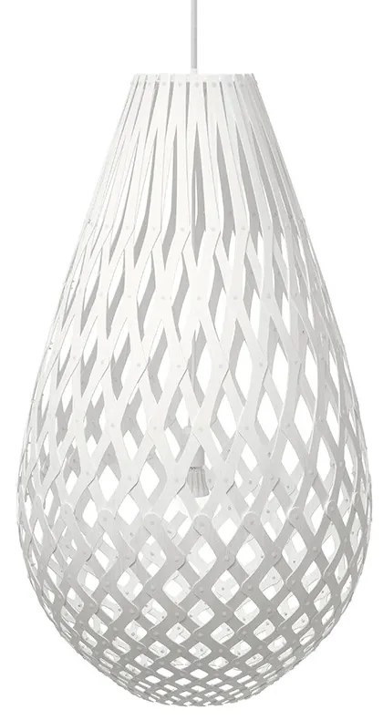 David Trubridge - Koura Lampada a Sospensione H120 2 Lati Bianco David Trubridge