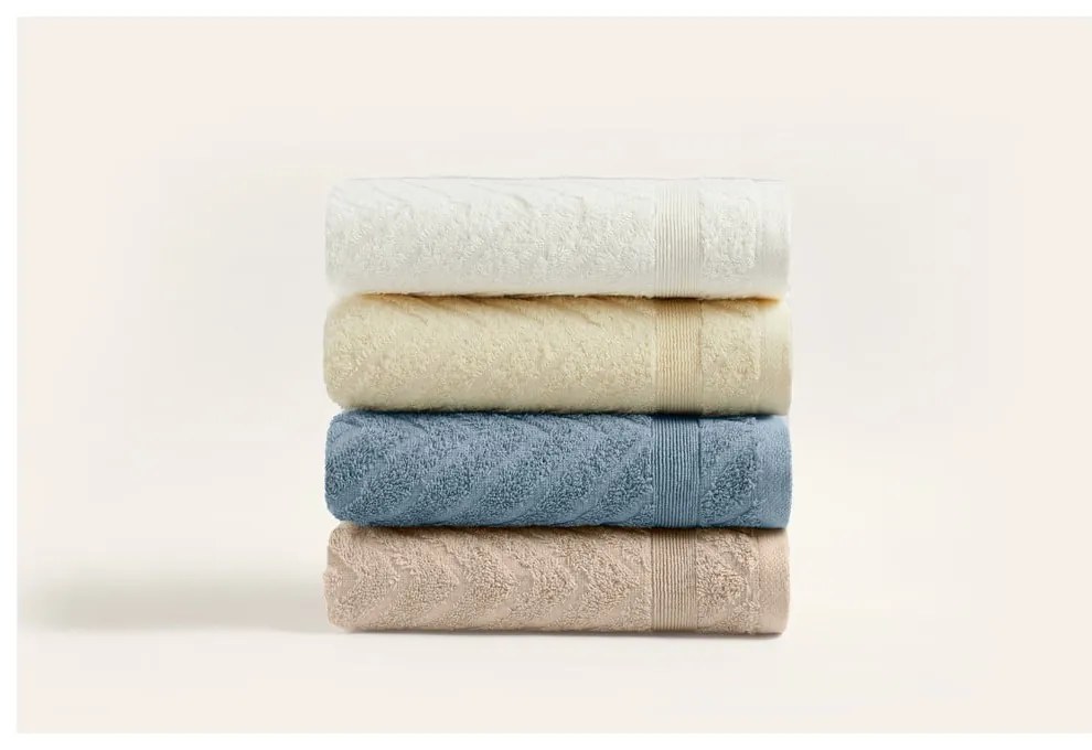 Asciugamani in cotone in set da 4 90x50 cm - Foutastic