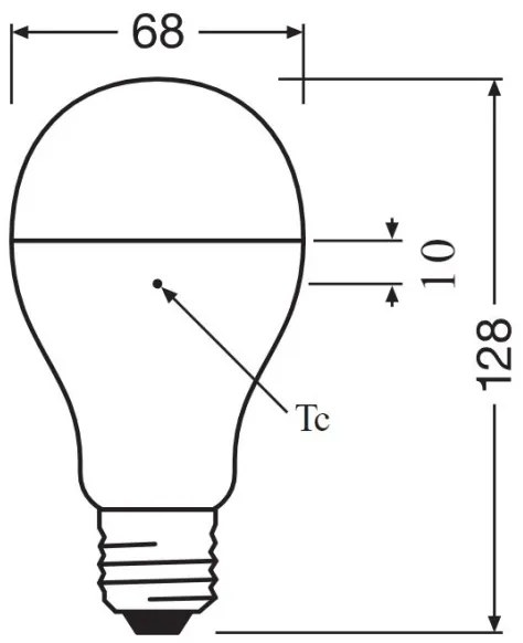 Lampadina LED E27/19W/230V 2700K - Osram