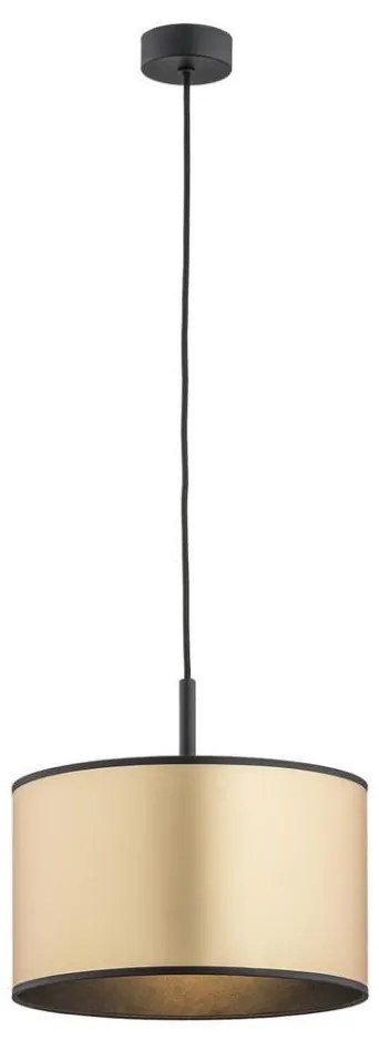Argon 4291 - Lampadario su corda KARIN 1xE27/15W/230V ottone/nero