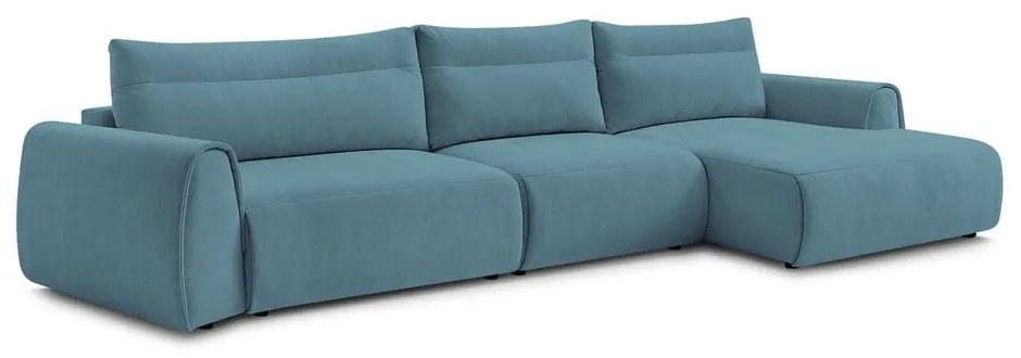 Divano angolare blu Aden – Bobochic Paris