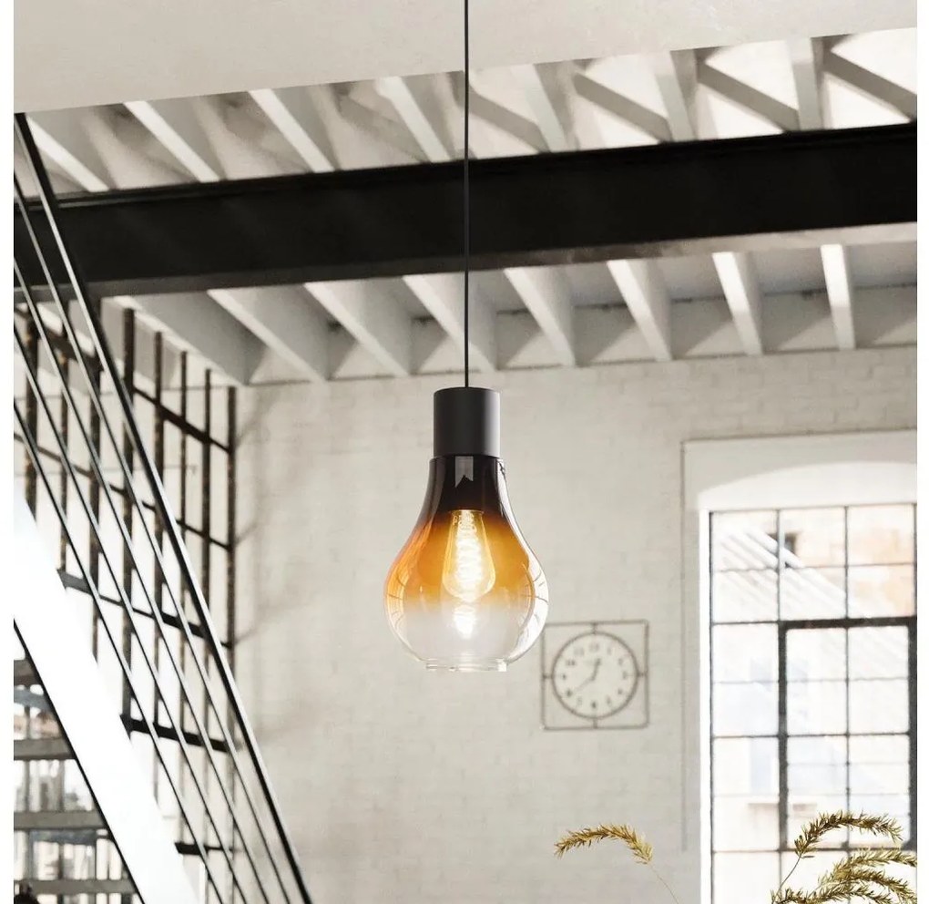 Eglo 43459 - Lampadario su corda CHASELY 1xE27/40W/230V