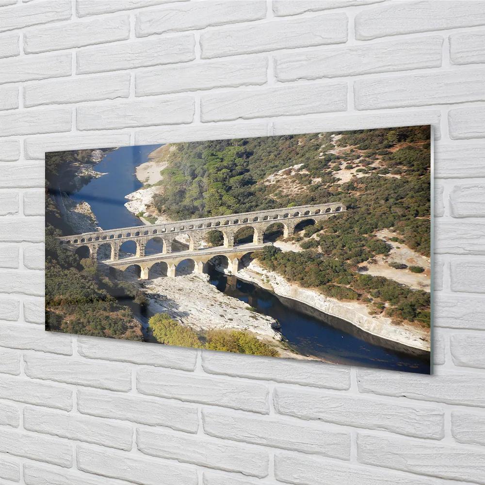 Pannello paraschizzi Roma, fiume degli acquedotti 100x50 cm