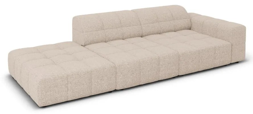 Chaise-lounge beige (con penisola a destra) Chicago – Cosmopolitan Design