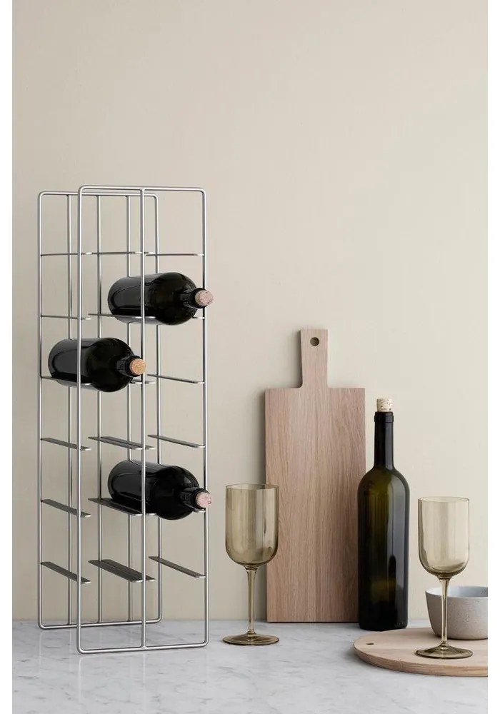 Portabottiglie in argento, 12 bottiglie - Blomus