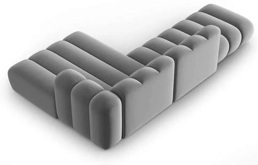 Divano angolare grigio ad angolo destro Lupine - Micadoni Home