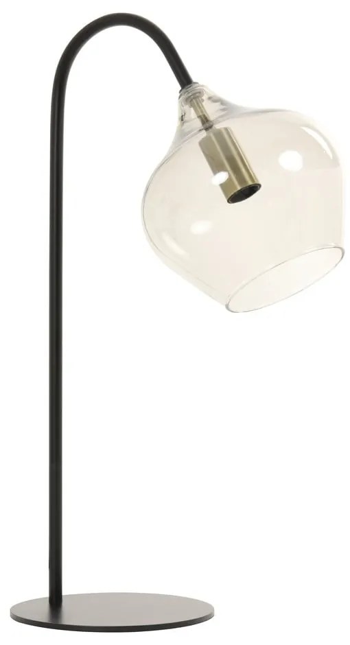 Lampada da tavolo nera (altezza 50,5 cm) Rakel - Light &amp; Living