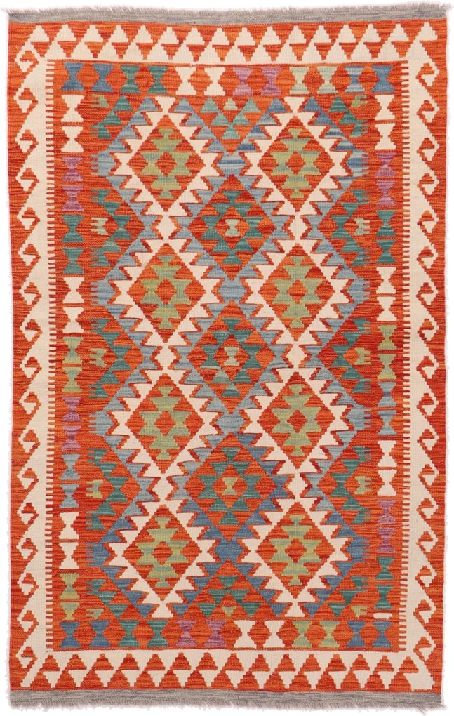Kilim Tappeto 190x120 (Pakistan) Tessuto A Mano