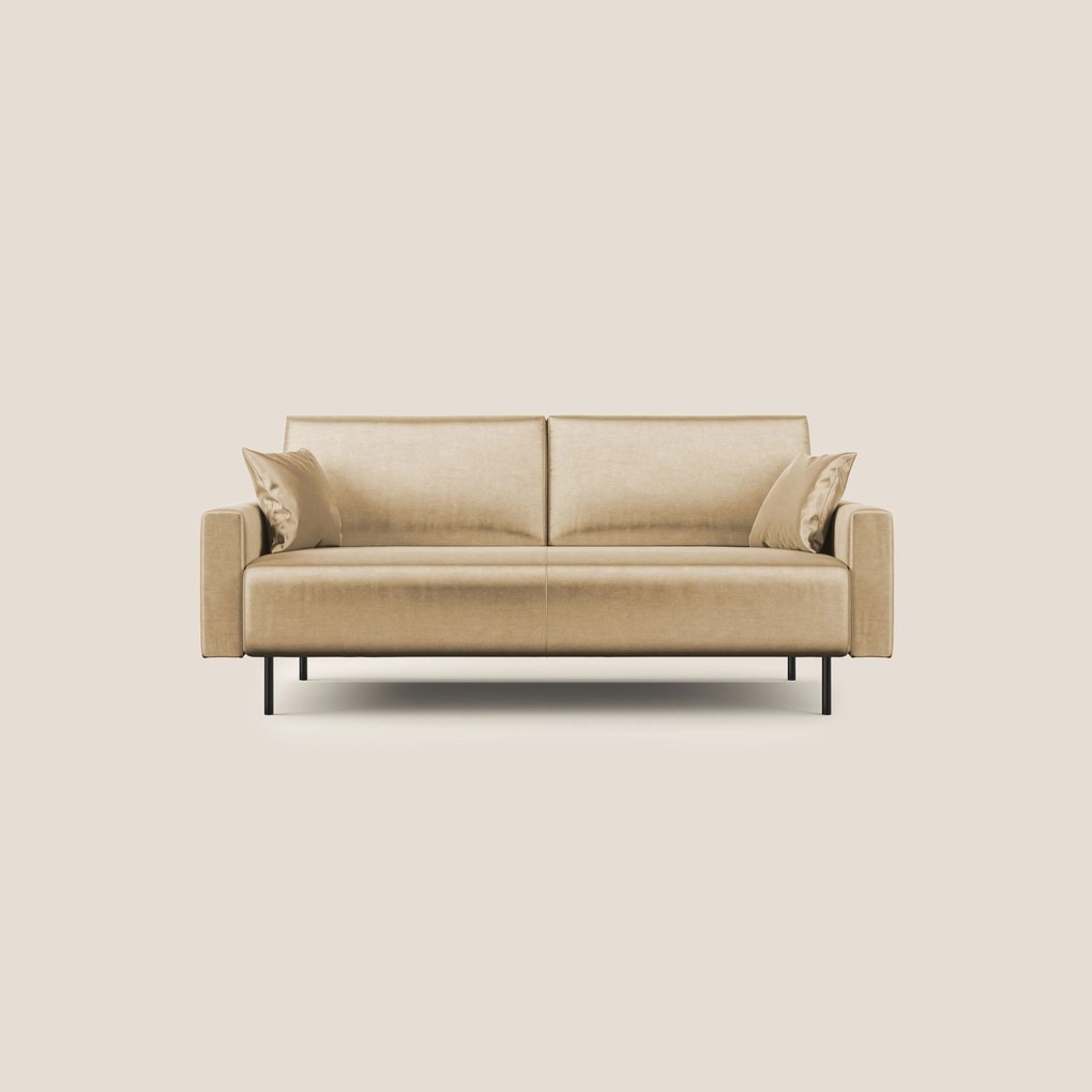 Arthur divano moderno in velluto morbido impermeabile T01