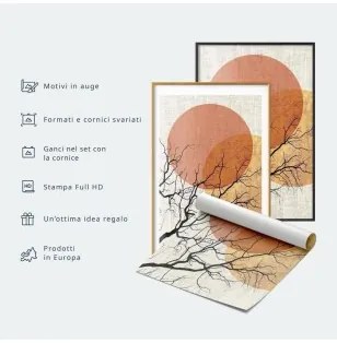 Poster - Venus Cornice nera con margine 40x60