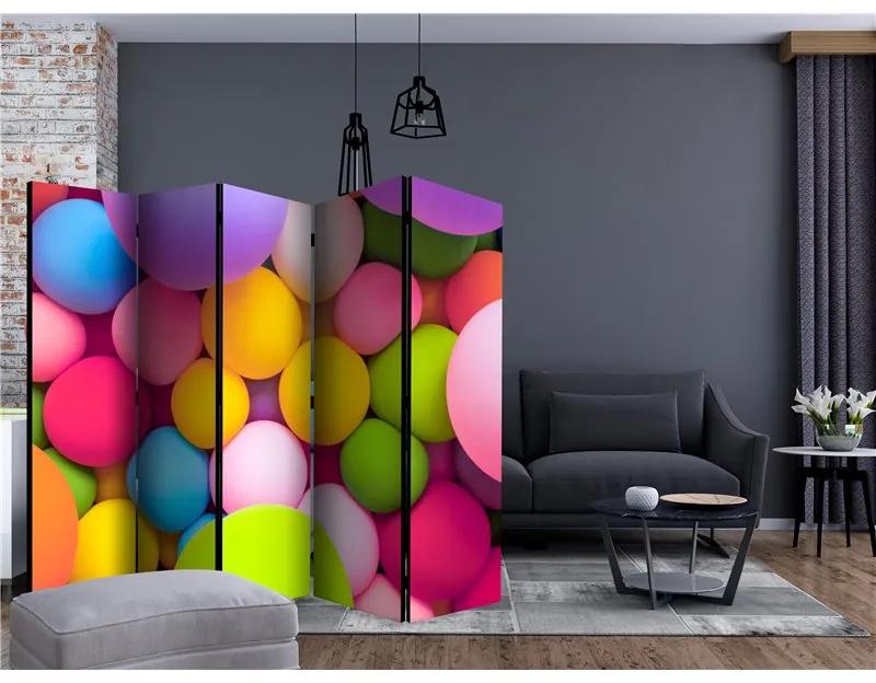 Paravento Colourful Balls II [Room Dividers]