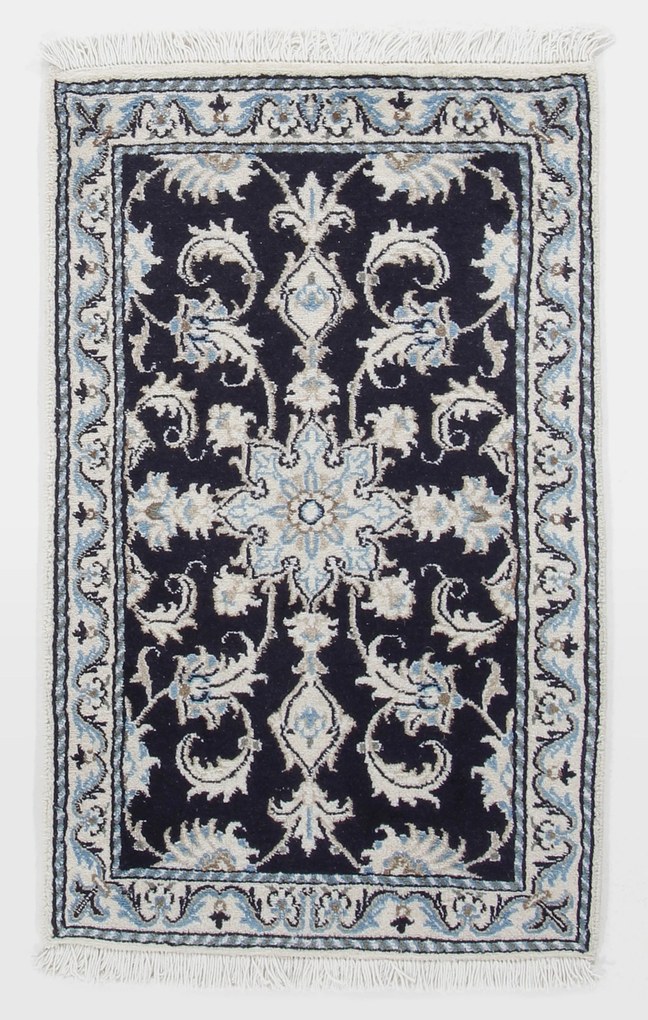 Nain Tappeto persiano 90x60 (Iran) Annodato A Mano