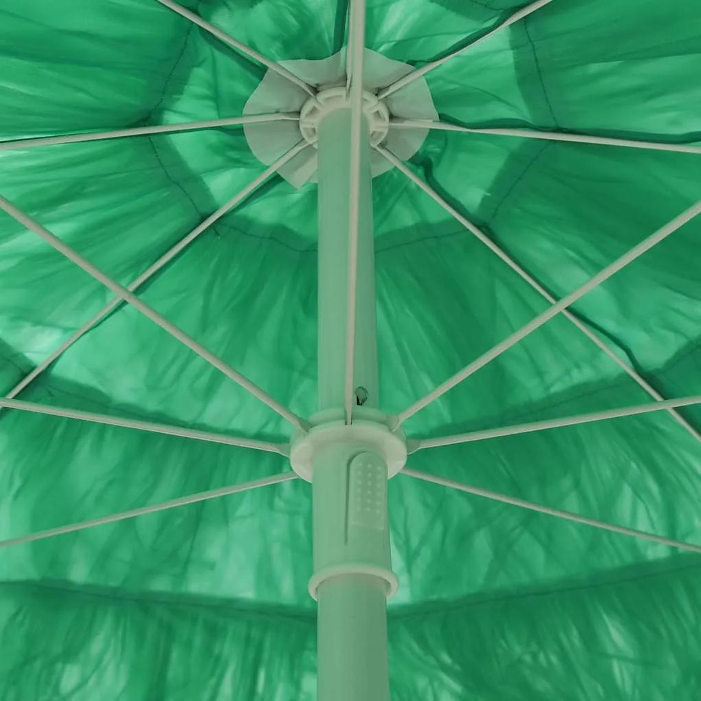Ombrellone da Spiaggia Hawaii Verde 240 cm