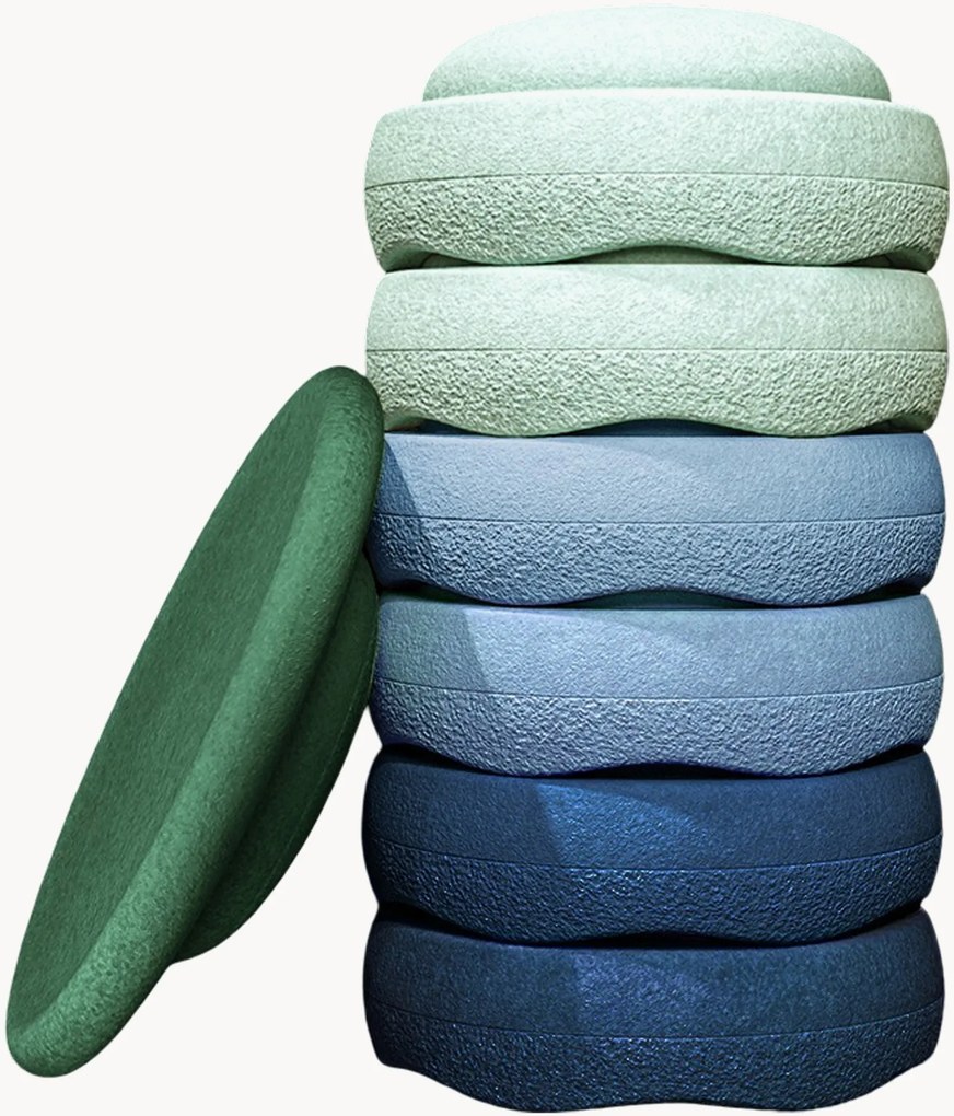 Set di pietre impilabili con pietra di equilibrio Waters & Greens, set da 7