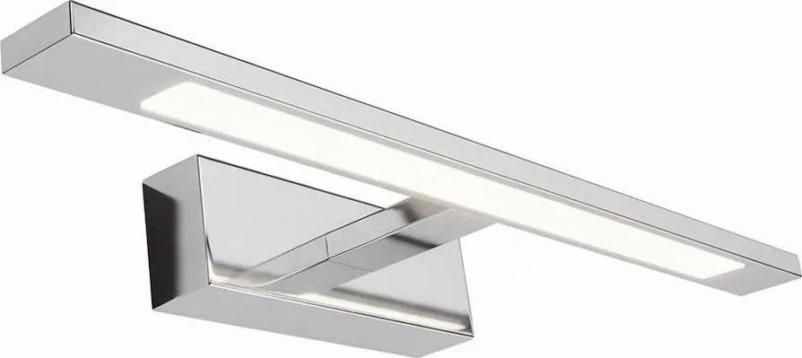 Illuminazione a specchio da bagno LED KLIMT, 8W, 230V, 3000/4000/6000K, 40 cm, IP44, cromo lucido