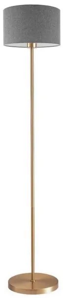 Lampada da terra LED TUNJA 1xE27/20W/230V Ø 30 cm oro/grigio