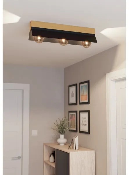 Eglo 900443 - Plafoniera TARRAFO 3xE27/40W/230V