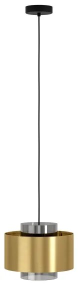 Eglo 390066 - Lampadario a sospensione con filo DUGLIA 1xE27/40W/230V oro