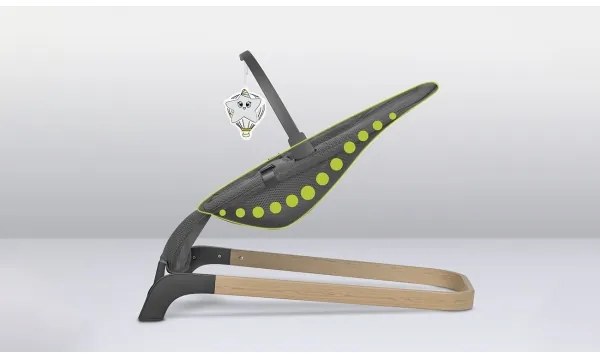 Lionelo - Altalena per bambini JUNE grigio