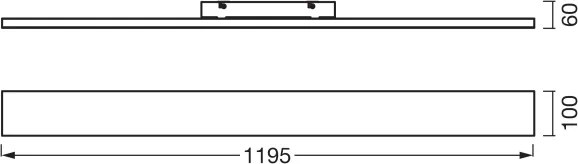 Osram - Pannello LED a montaggio superficiale PLANON LED/30W/230V 3000K 10x120 cm bianco