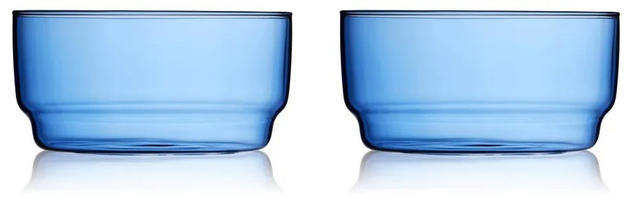 Ciotoline in set blu in vetro 2 pz 500 ml Torino – Lyngby Glas