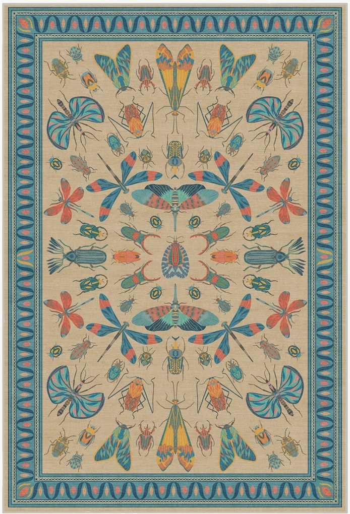 Tappeto lavabile Flutterby by Iris Apfel