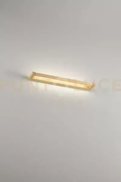 Slim applique in metallo oro opaco led 24w cct 2700k 3000k 4000k 19...