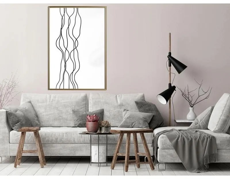 Poster Wavy Lines