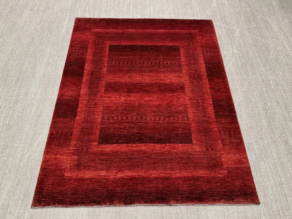 Loribaft Tappeto persiano 150x190 Rosso (Iran) Annodato A Mano