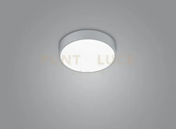 Plafoniera waco led dimmerabile d.30cm metallo alluminio 627413087