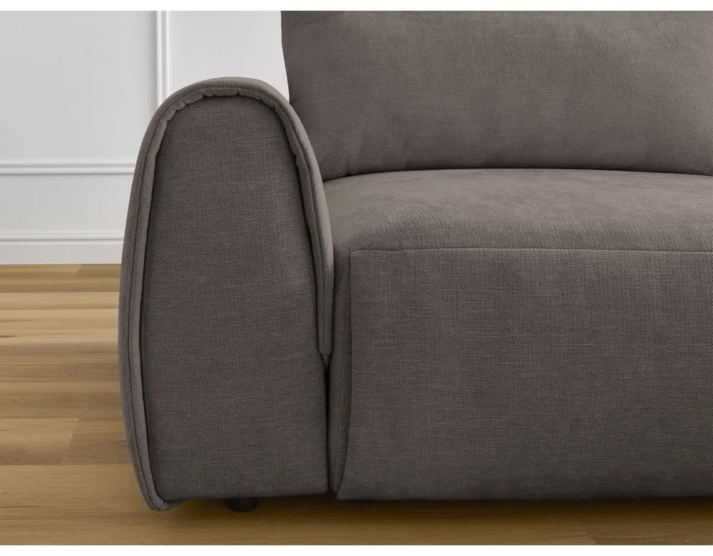 Divano angolare marrone Aden – Bobochic Paris