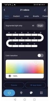 Immax NEO 07734L- Lampadina LED RGB dimmerabile MUSIC 18W/230V 5m IP65 Wi-Fi Tuya + TC