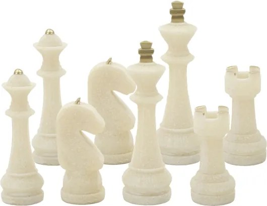 Scacchi Quarzy Set 8 Pz Assortiti Cm Ø 4,4X9,2-4,3X13,3-5X16-X4,5X10,3