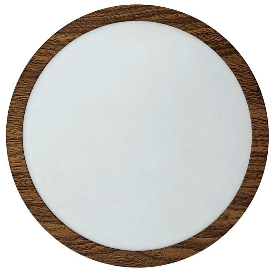 Plafoniera LED RING LED/18W/230V 4200K diametro 21 cm marrone