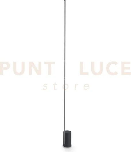 Essence round lampada da terra nera led 3000k  24w  2400 lm