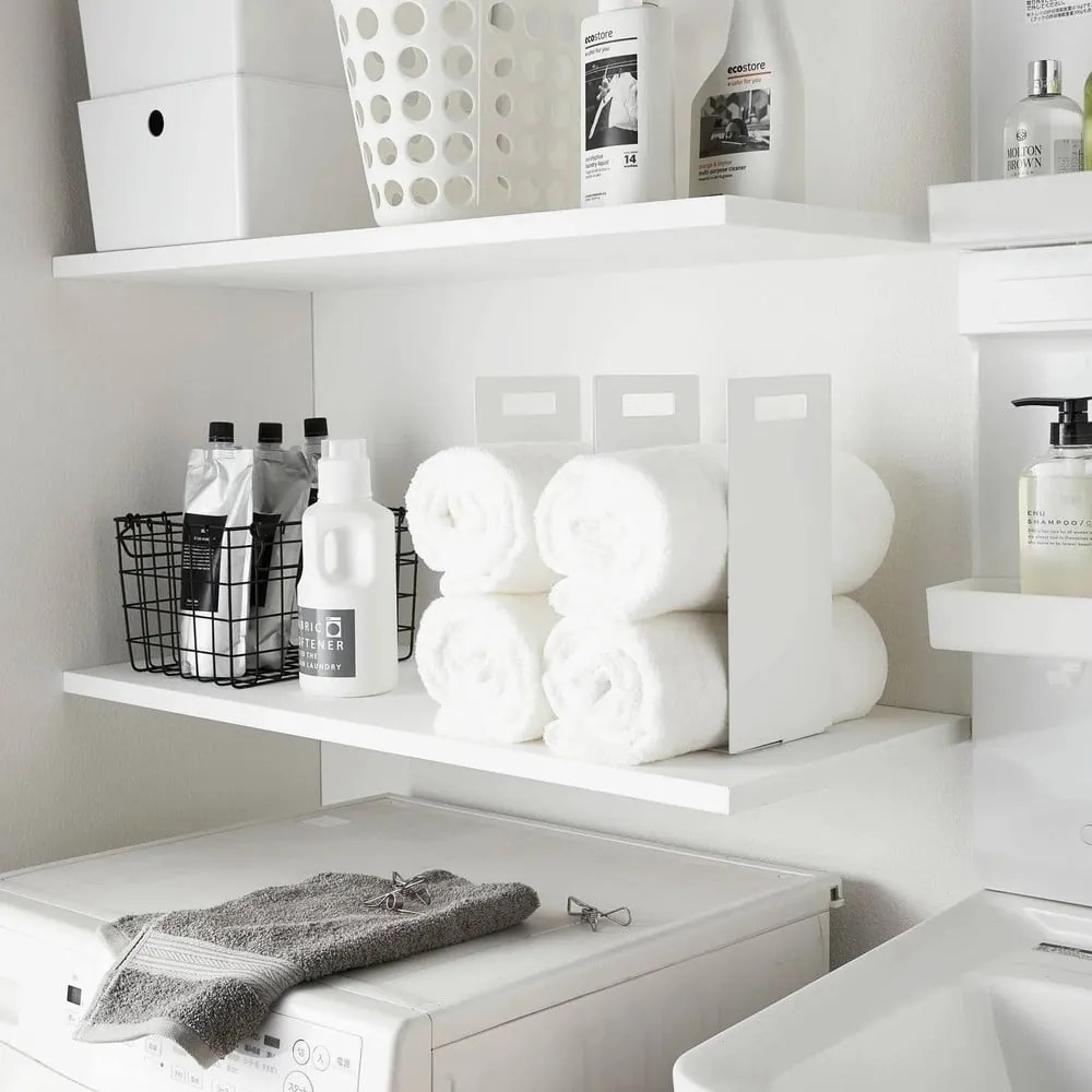 Set di stand portasciugamani bianchi in metallo 2 pz Tower – YAMAZAKI