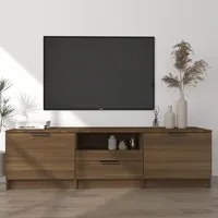 Mobile TV Rovere Marrone 140x35x40 cm in Legno Multistrato 817113