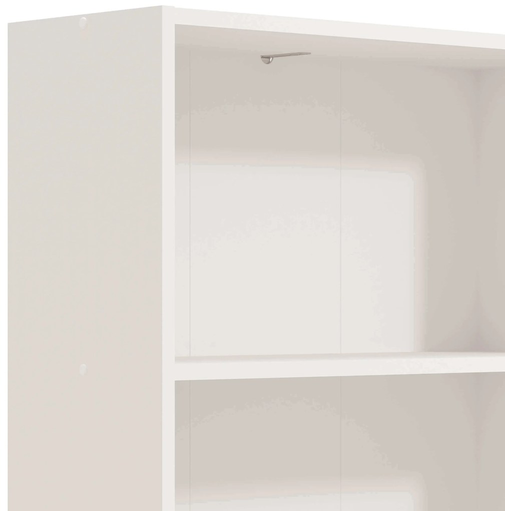 MADDIE - libreria sei ripiani moderno minimal in legno