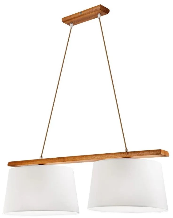 Lampadario a sospensione AIDA 2xE27/60W/230V su cavo