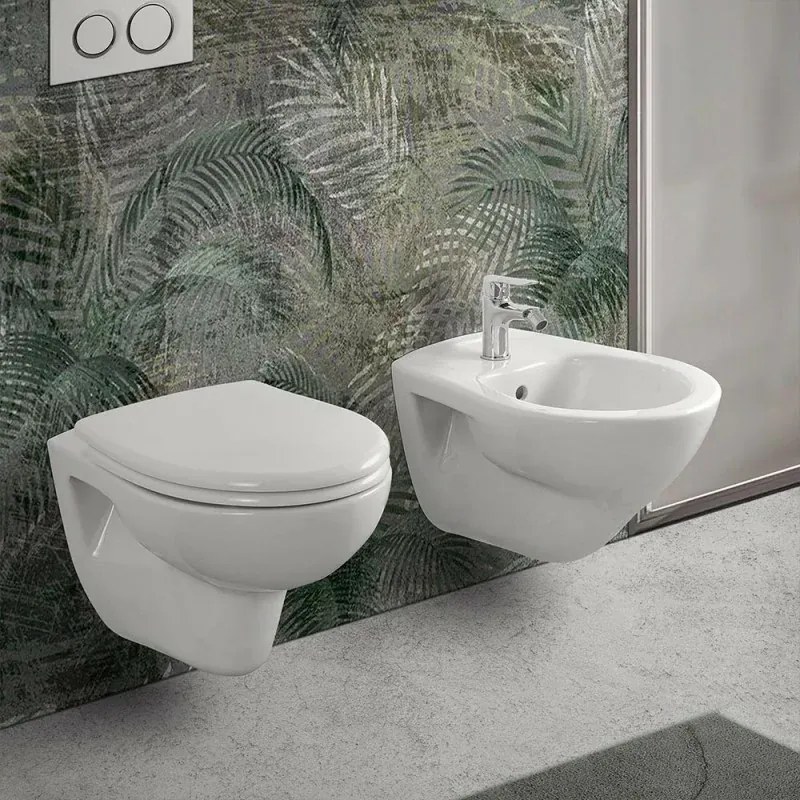 Copriwater originale serie Domus bianco lucido in termoindurente