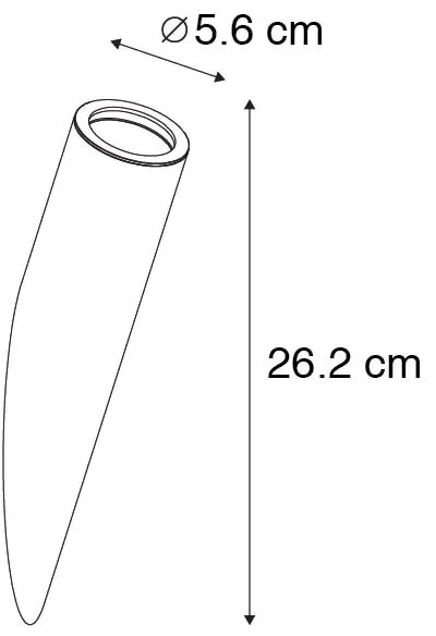 Applique da parete moderna bianca - Slam