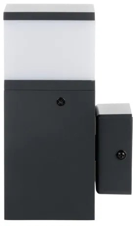 Kanlux 38760 - Lampada da parete esterna DASTEN 1xG9/11W/230V IP44 nero