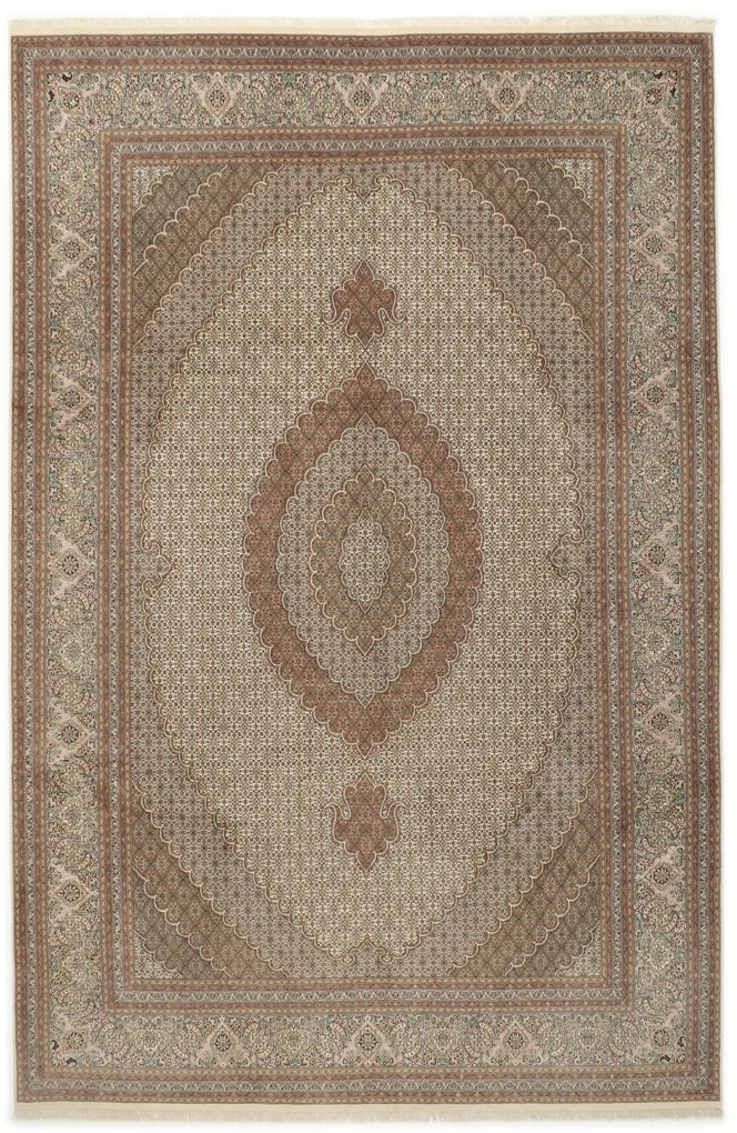Tabriz Tappeto persiano 370x250 (Iran) Annodato A Mano