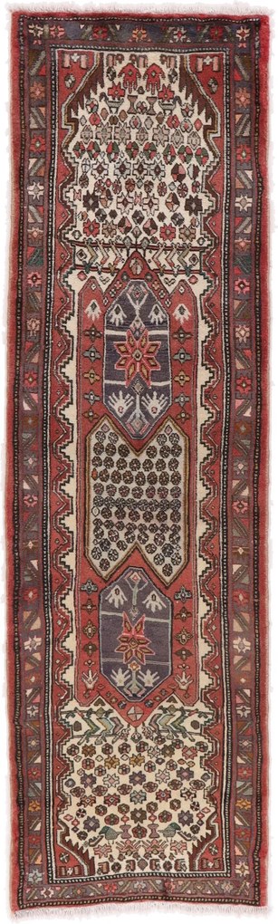 Hamedan Tappeto 290x80 (Iran) Annodato A Mano