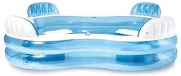 Intex - piscina gonfiabile quadrata center family +3 anni - CM.229X229X66 - peso KG.6,65 (56475)