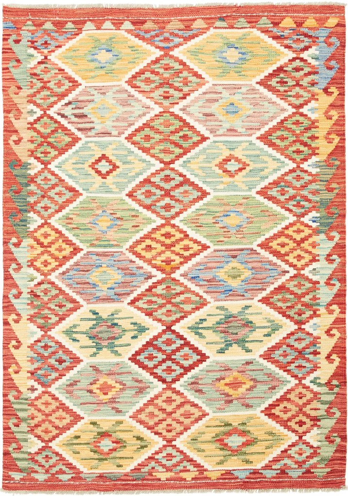 Kilim Tappeto 180x130 (Pakistan) Tessuto A Mano